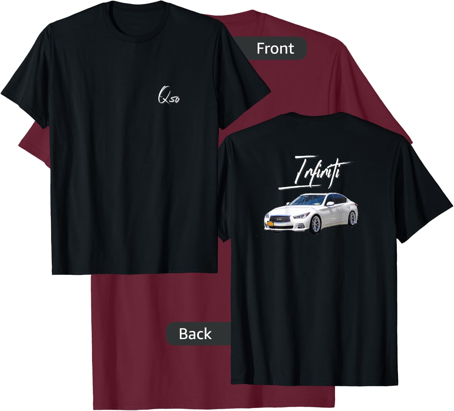 Infiniti Q50 T-Shirt - T-Shirt | Maroon