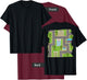 Back scratching Shirt with Road Map Cars T-Shirt - T-Shirt | Maroon
