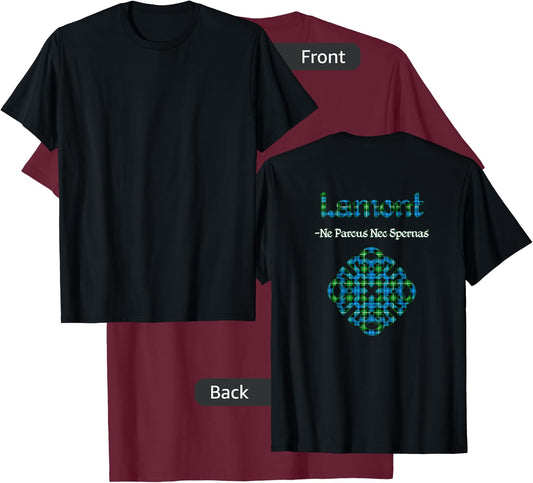 Clan Lamont Scottish Pride T-Shirt - T-Shirt | Maroon
