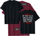 If You Can Read This The Bitch Fell Off T-Shirt - T-Shirt | Maroon