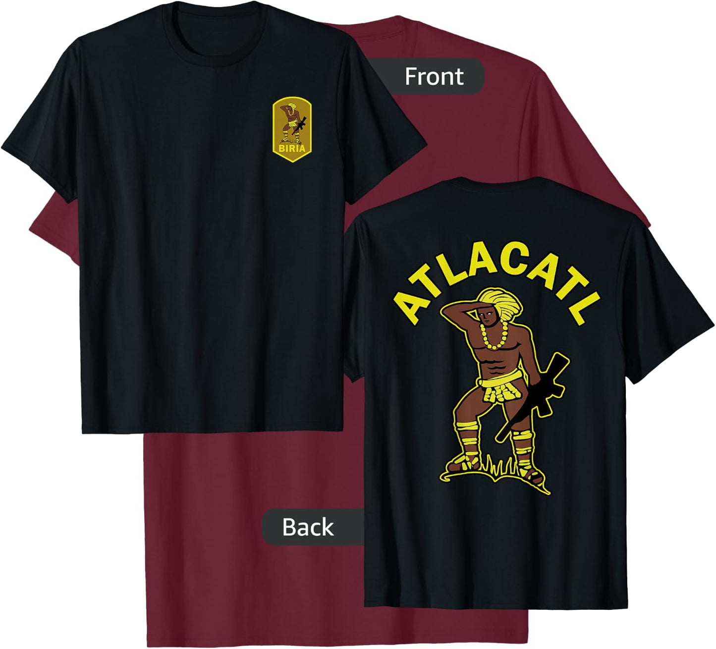 El Salvador Army Biria Atlacatl T-Shirt - T-Shirt | Maroon