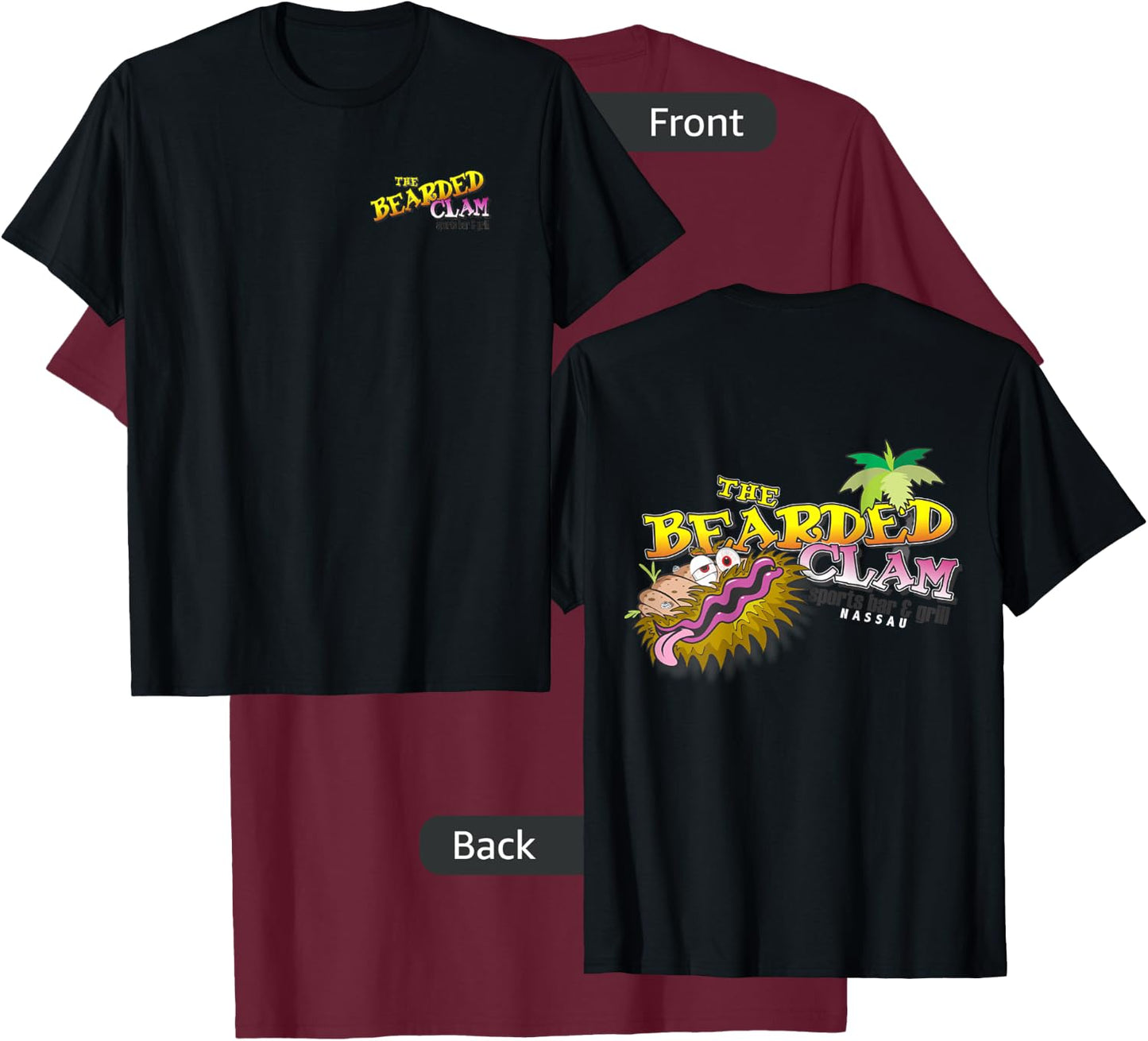 Clam Original Logo T-Shirt - T-Shirt | Maroon
