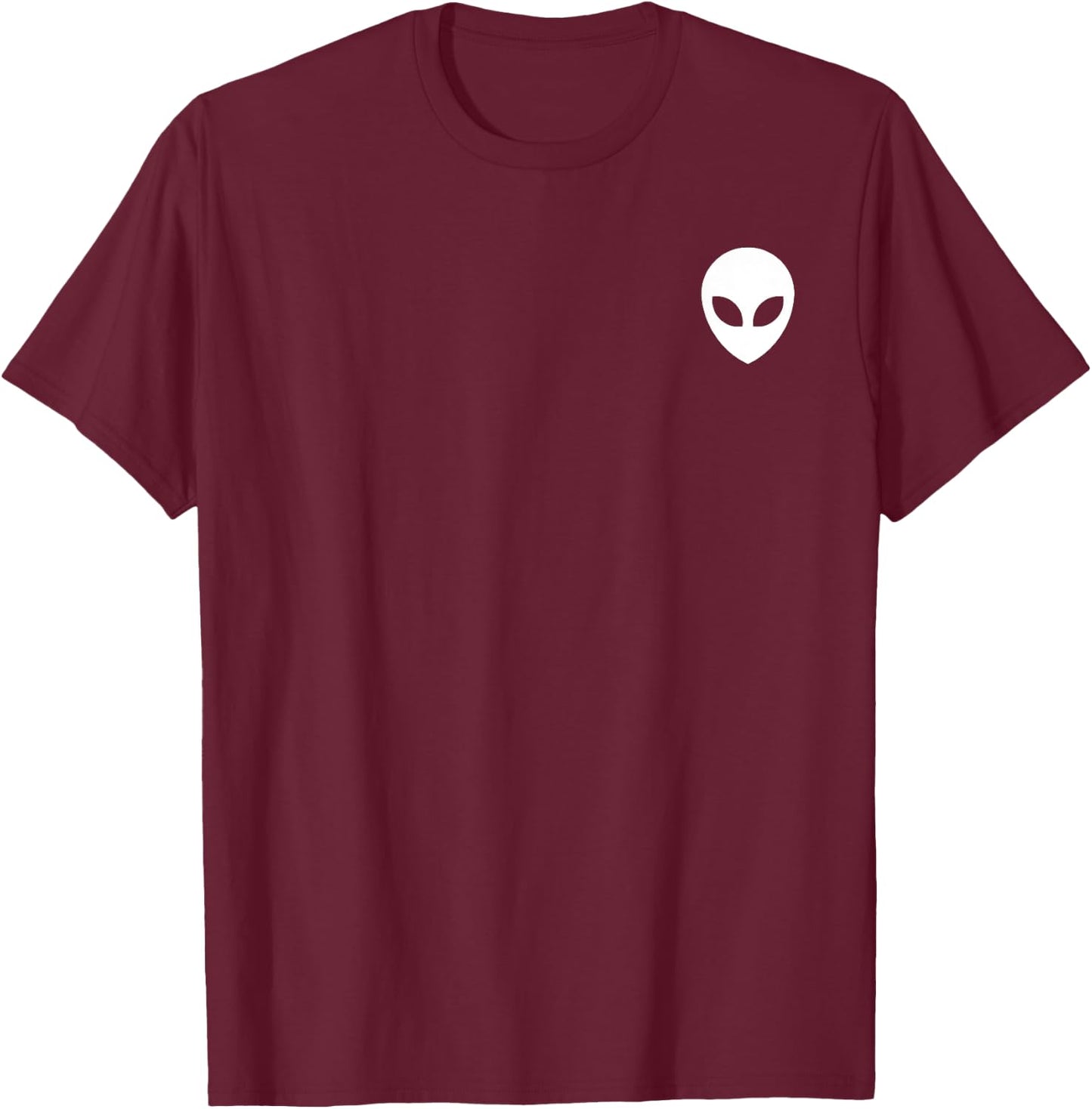 STAY WOKE Alien Face T Shirt Area 51, I Believe, UFO T-Shirt - T-Shirt | Maroon