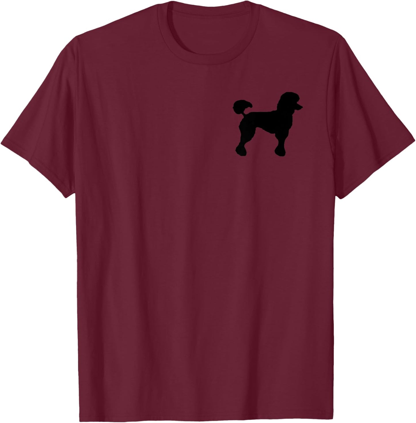 Sock Hop Cutie 50's Costume Shirt Big Poodle 1950's Party T-Shirt - T-Shirt | Maroon