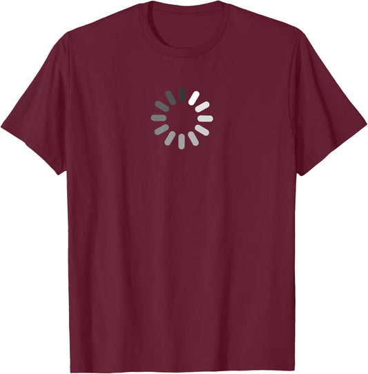 Loading Icon Spinner Shirt T-Shirt - T-Shirt | Maroon
