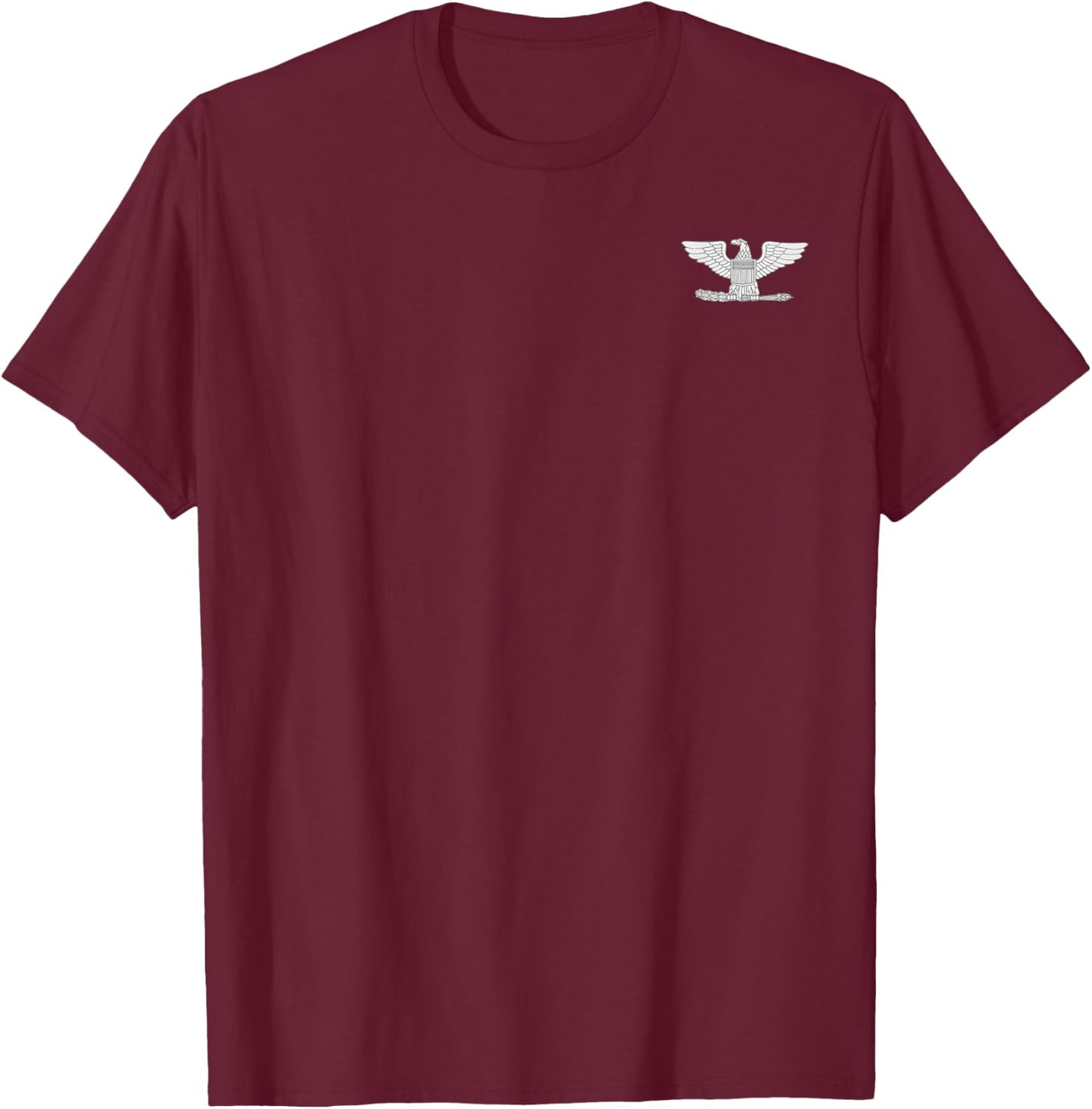 Military Officer Colonel Rank O-6 Veteran Morale T-Shirt - T-Shirt | Maroon