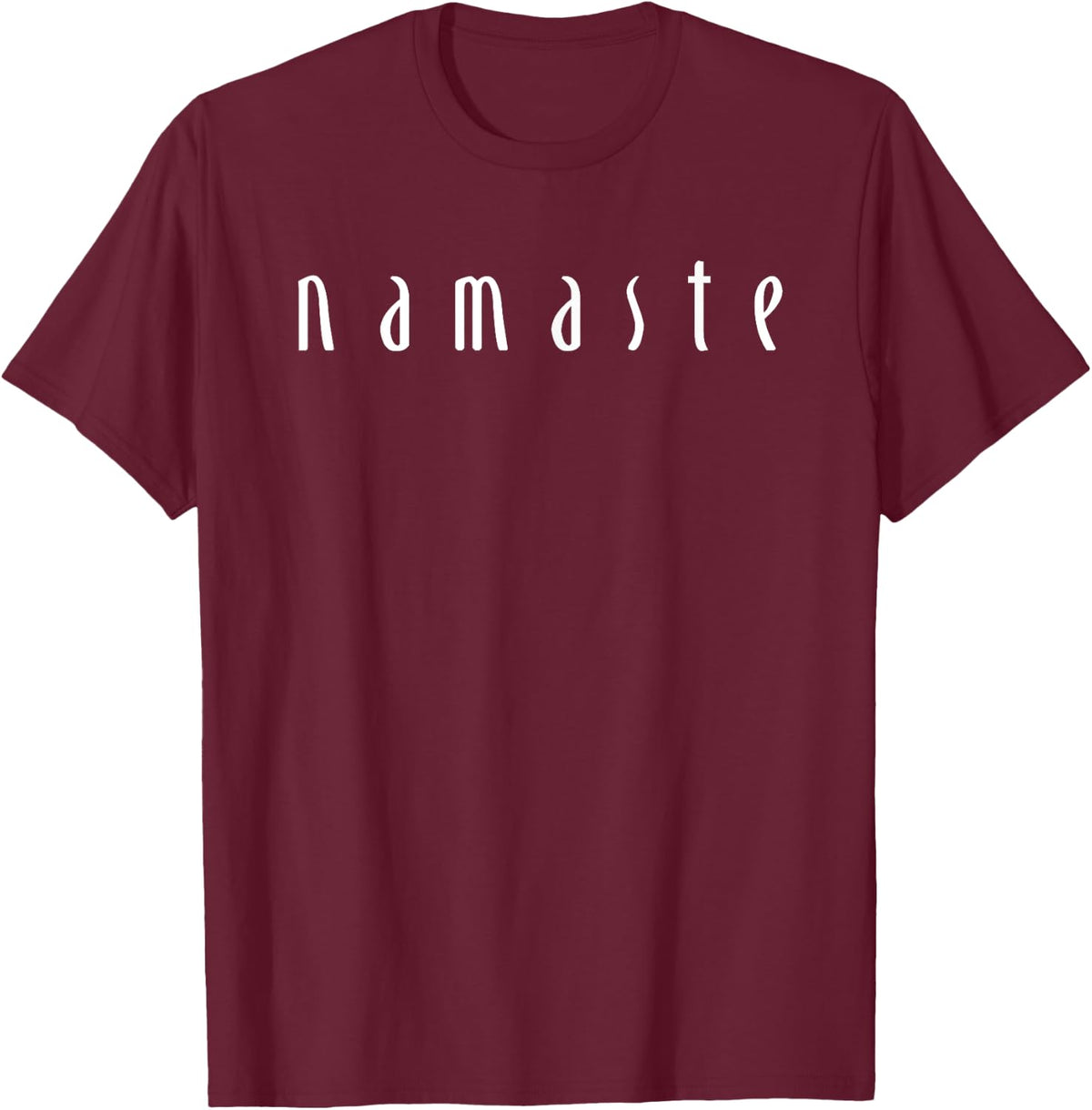 Namaste Spiritual Yoga Blessing Shirt T-Shirt - T-Shirt | Maroon