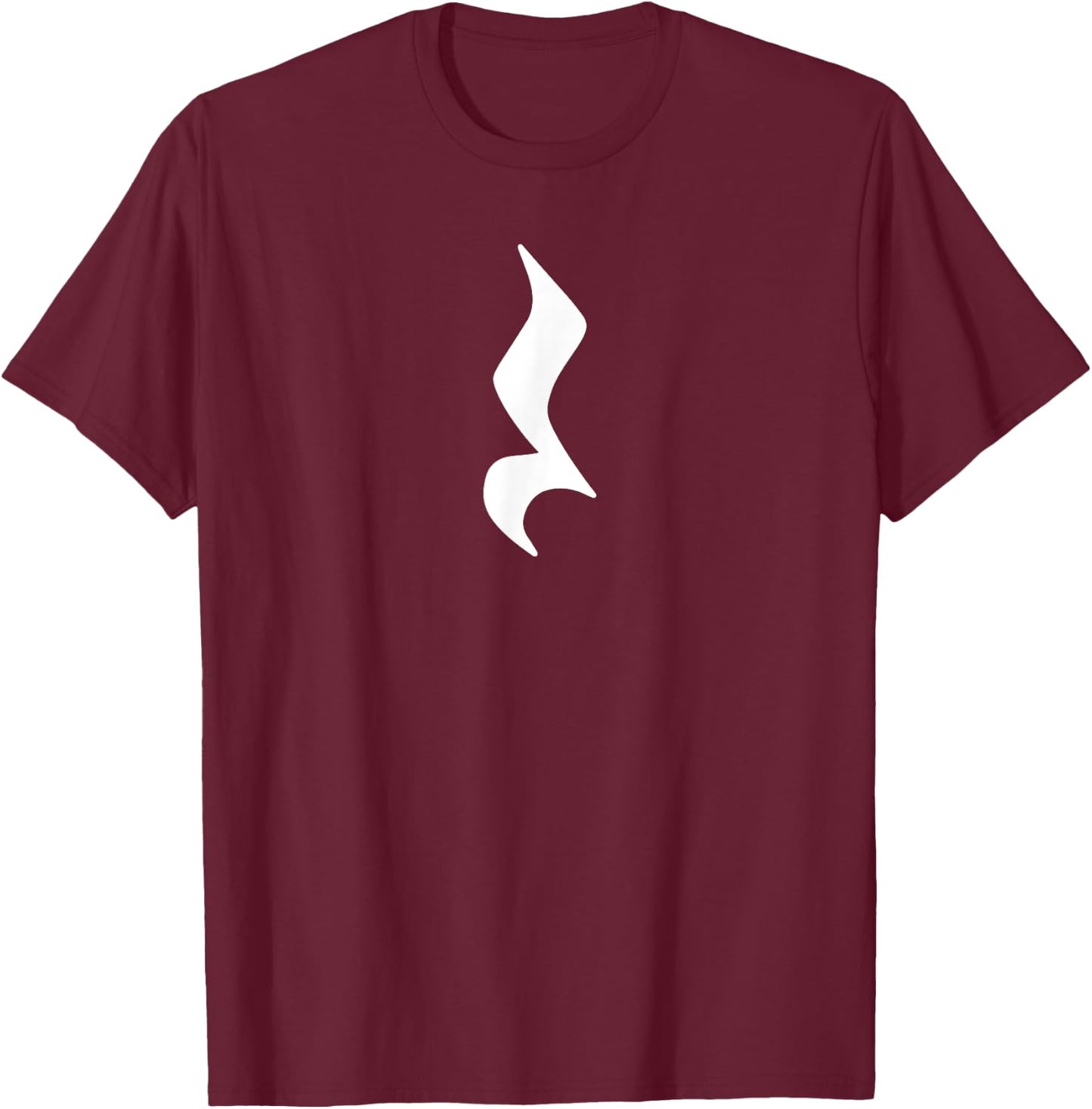 REST Music Notation Symbol Mindfulness Peace Pause T-Shirt - T-Shirt | Maroon