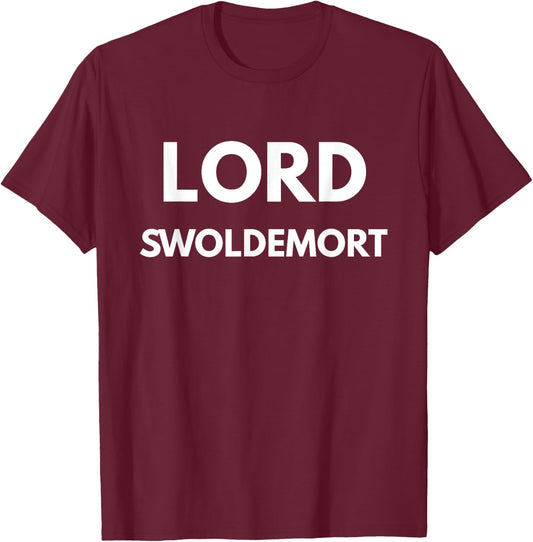 Lord Swoldemort - Fun Workout Shirts T-Shirt - T-Shirt | Maroon