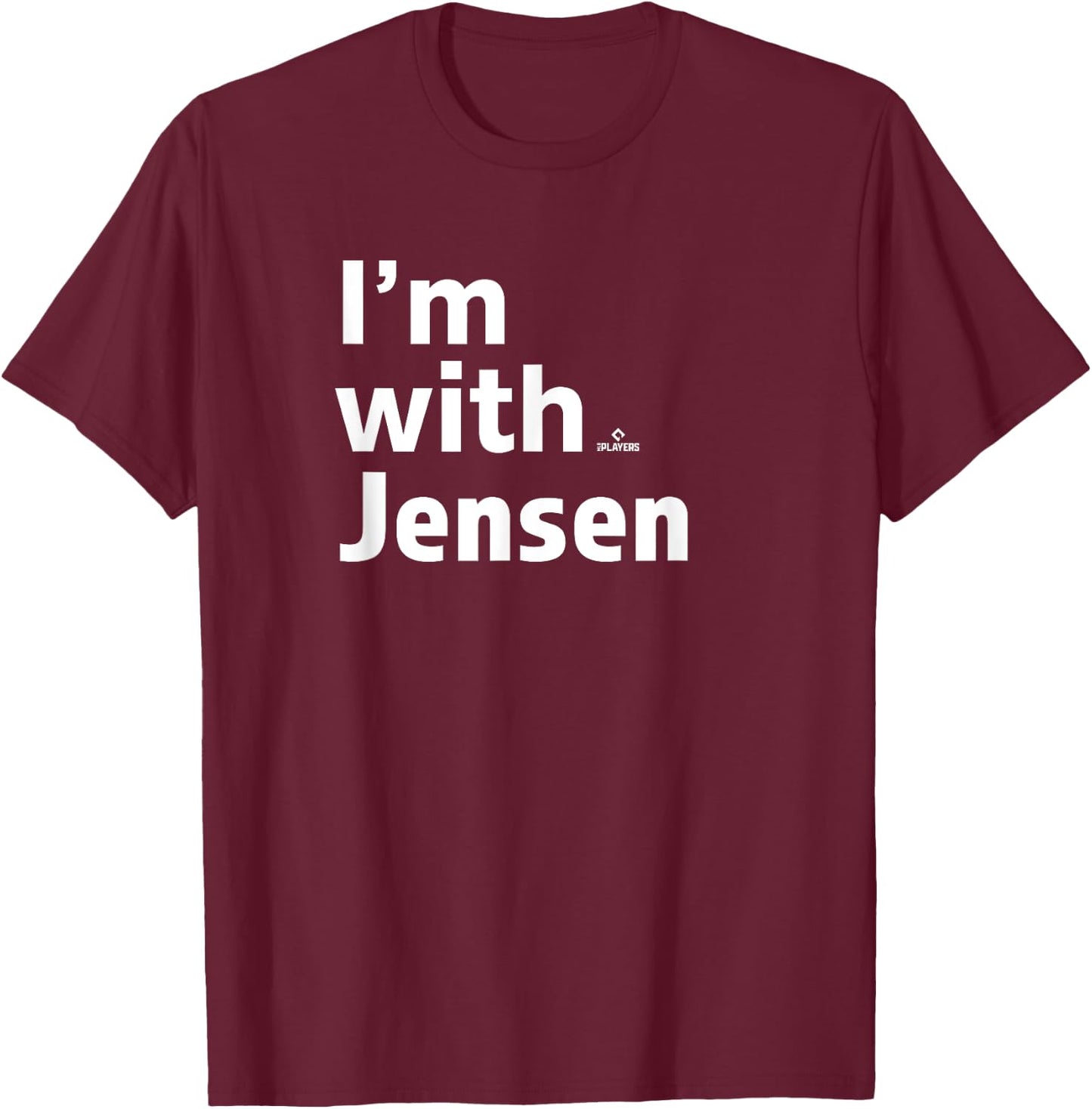 I'm With Carter Jensen Prospect Baseball Fan Gear T-Shirt - T-Shirt | Maroon