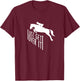 Just Get Over It Horse Riding Jumping Shirt Gift T-Shirt - T-Shirt | Maroon