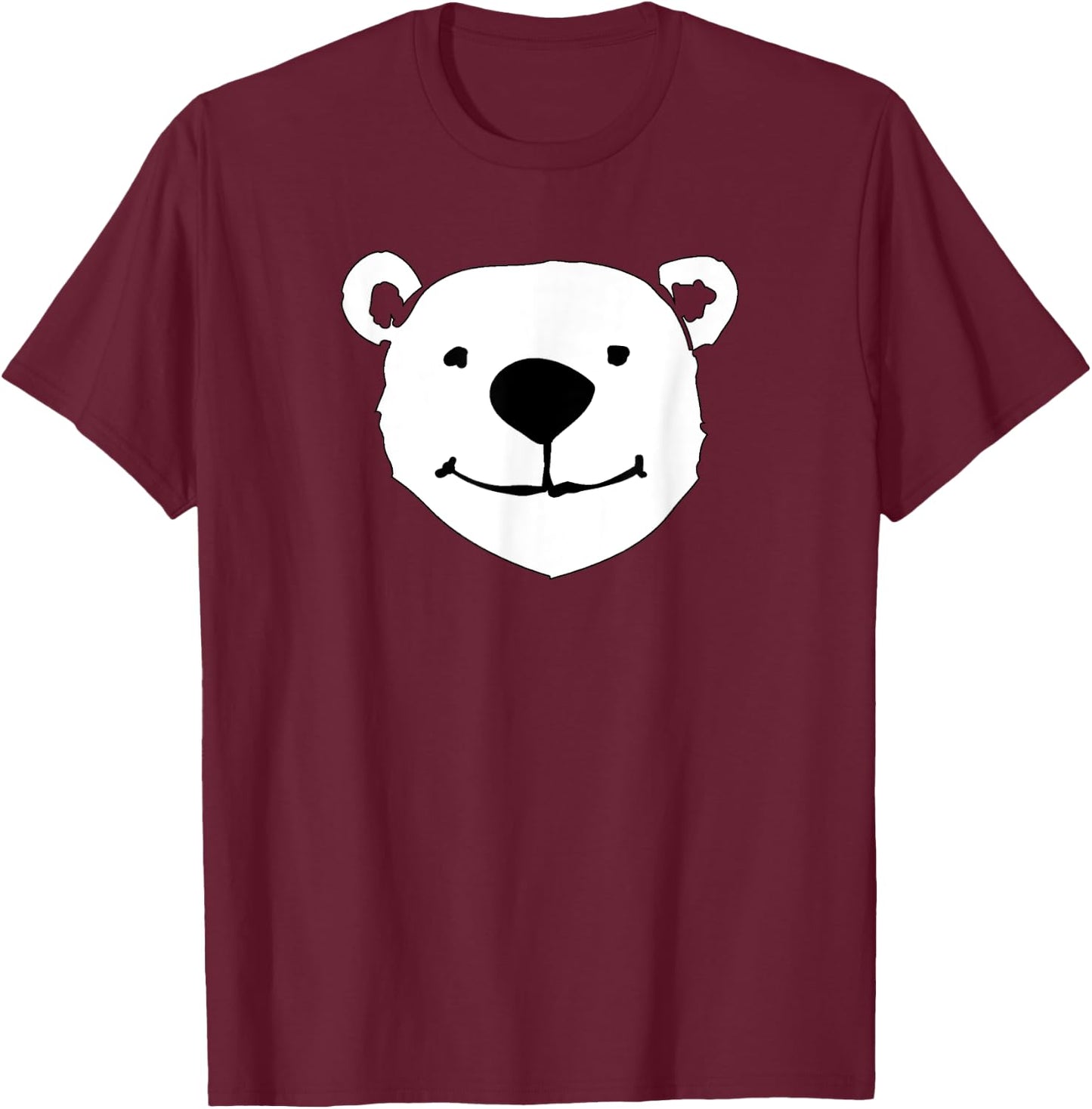 Polar Bear Protect Arctic Ice Animal Birthday Climate Change T-Shirt - T-Shirt | Maroon