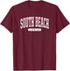 South Beach Florida Vacation College Style FL USA T Men Women Girls Kids T-Shirt - T-Shirt | Maroon