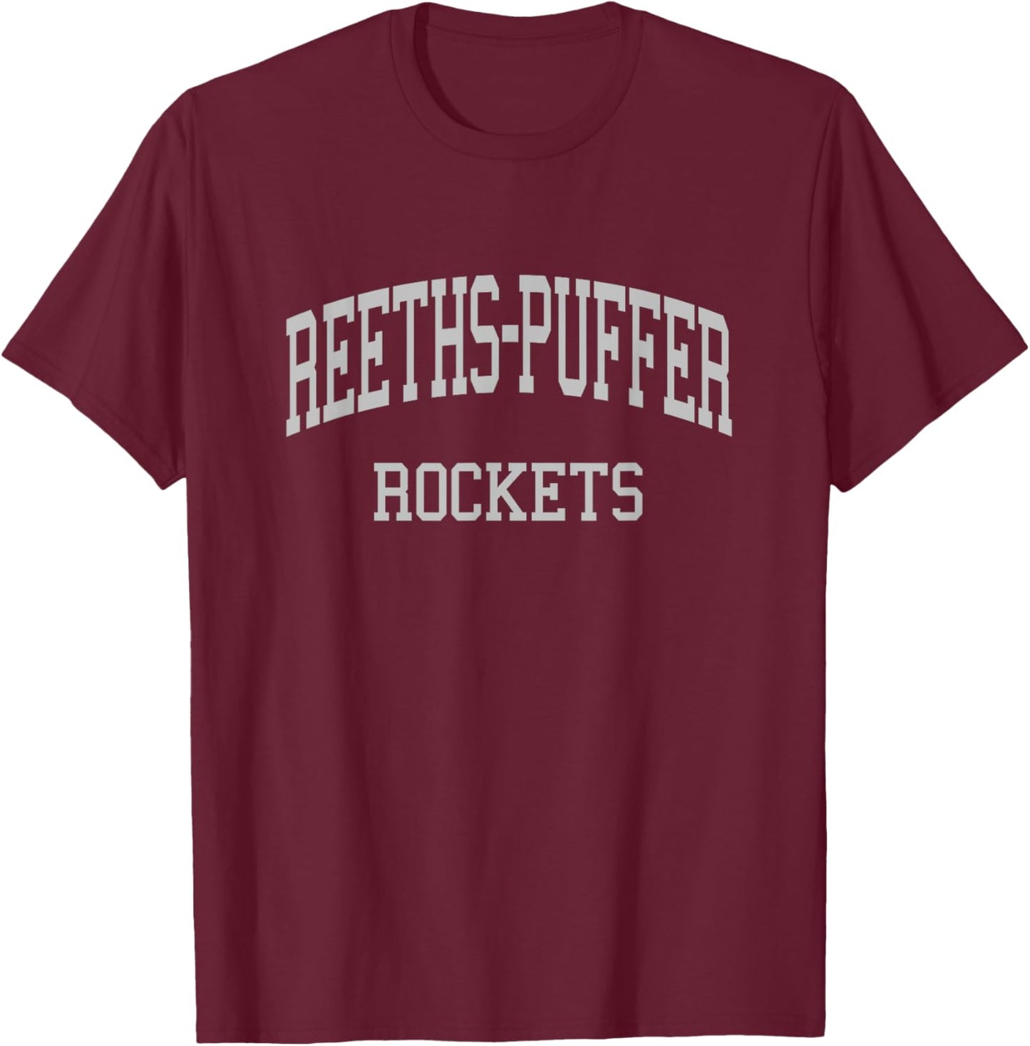 Reeths-Puffer High School HS Muskegon MI Retro Sports T-Shirt - T-Shirt | Maroon