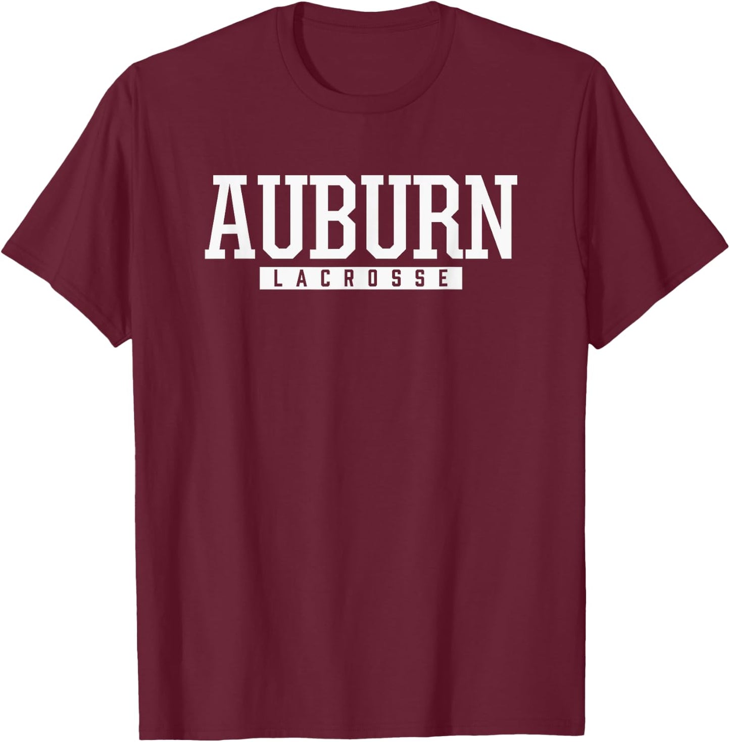 Auburn High School Lacrosse T-Shirt - T-Shirt | Maroon