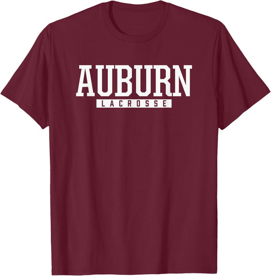 Auburn High School Lacrosse T-Shirt - T-Shirt | Maroon