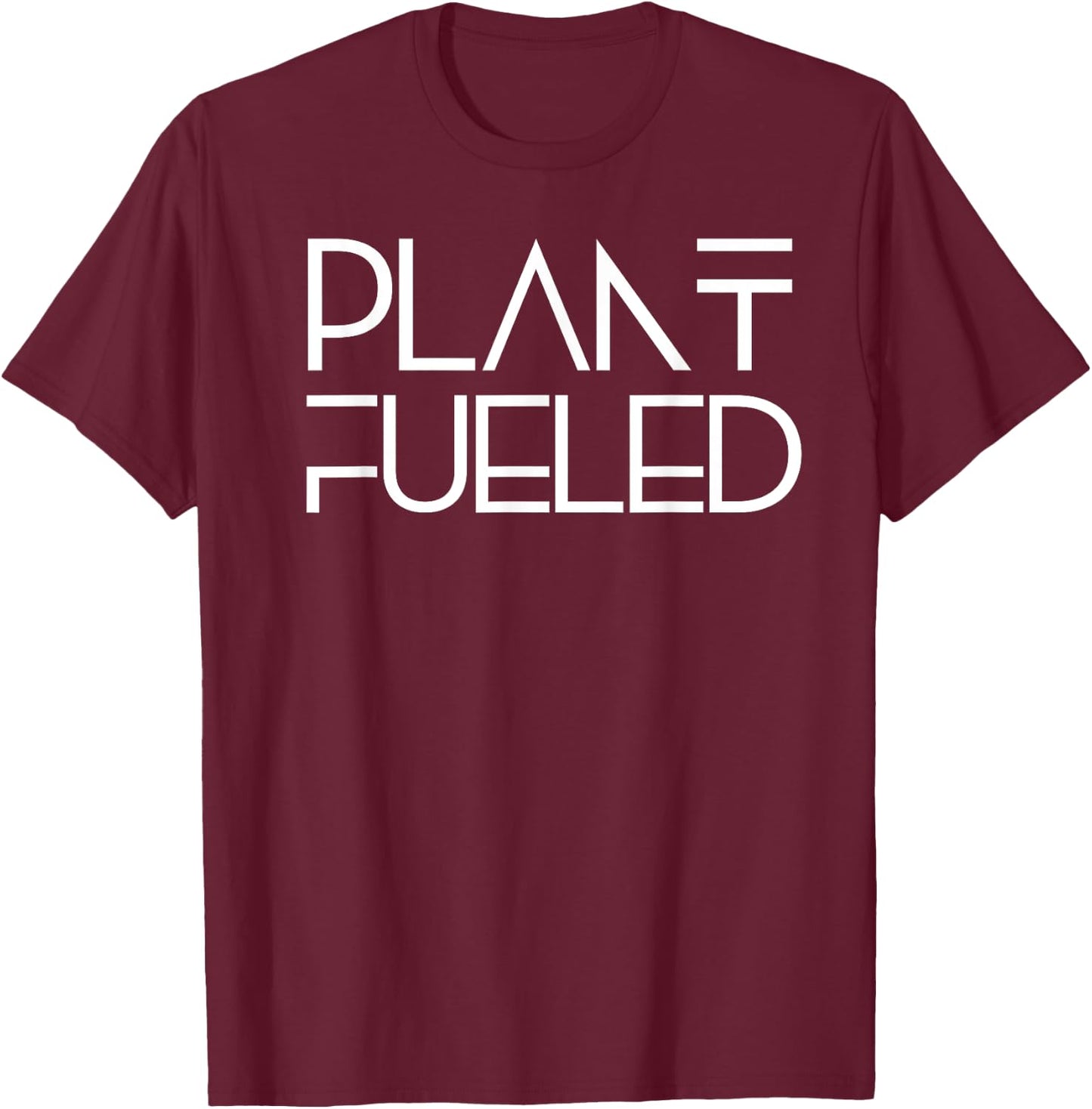 Plant Fueled Vegan Shirt T-Shirt - T-Shirt | Maroon