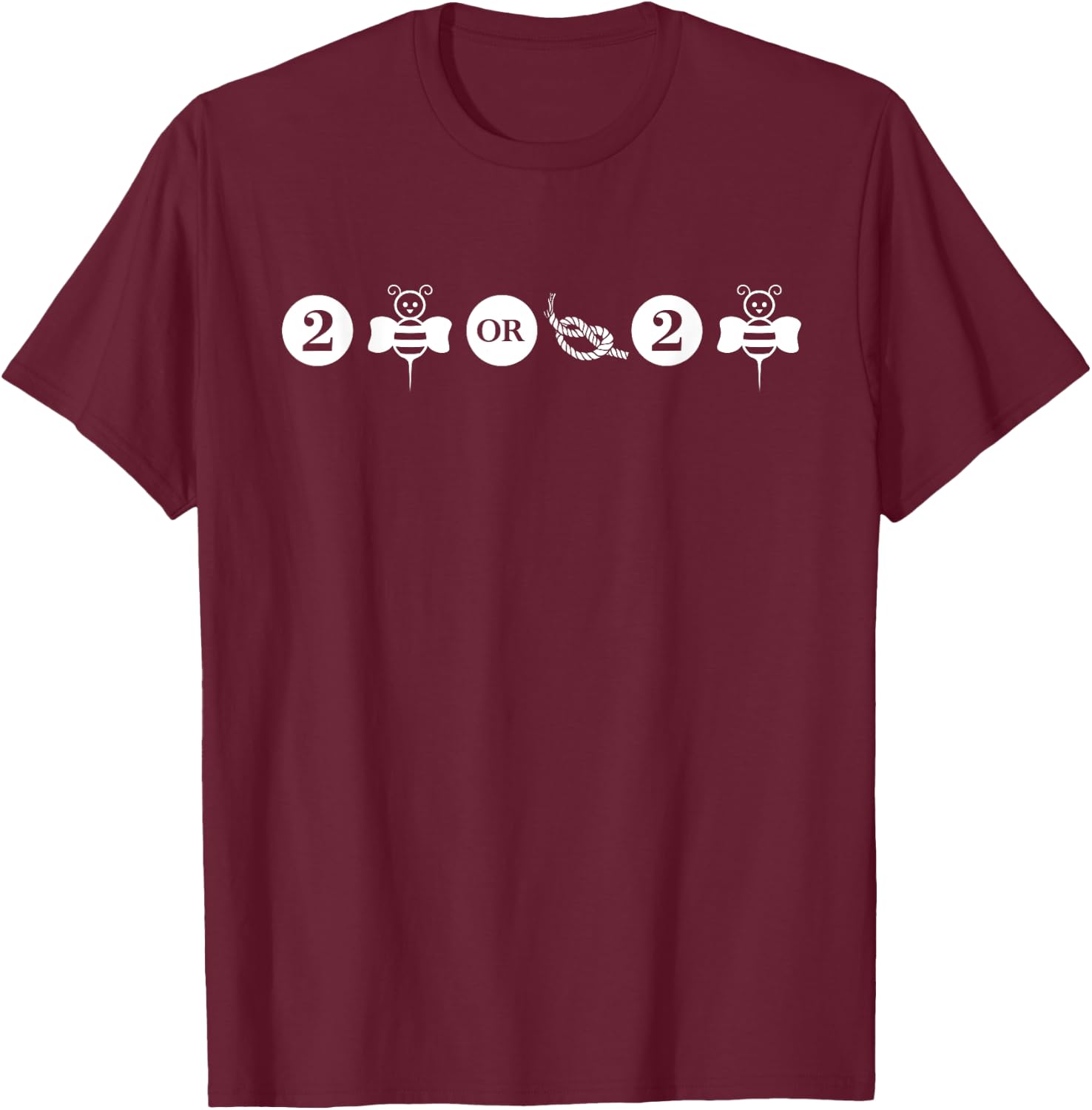 Hamlet To Be or Not To Be (Buzzing Bee) Shakespeare Gift T-Shirt - T-Shirt | Maroon