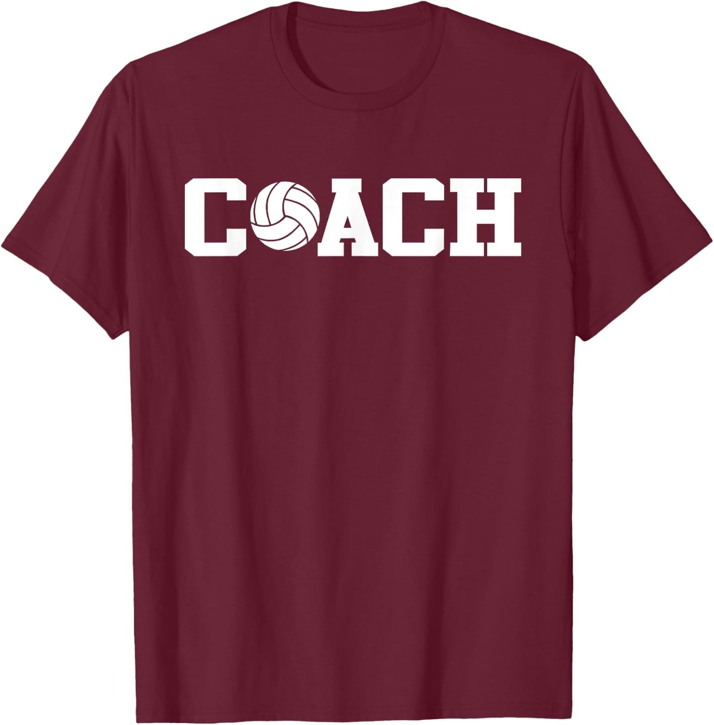 Volleyball Coach T-Shirt - T-Shirt | Maroon