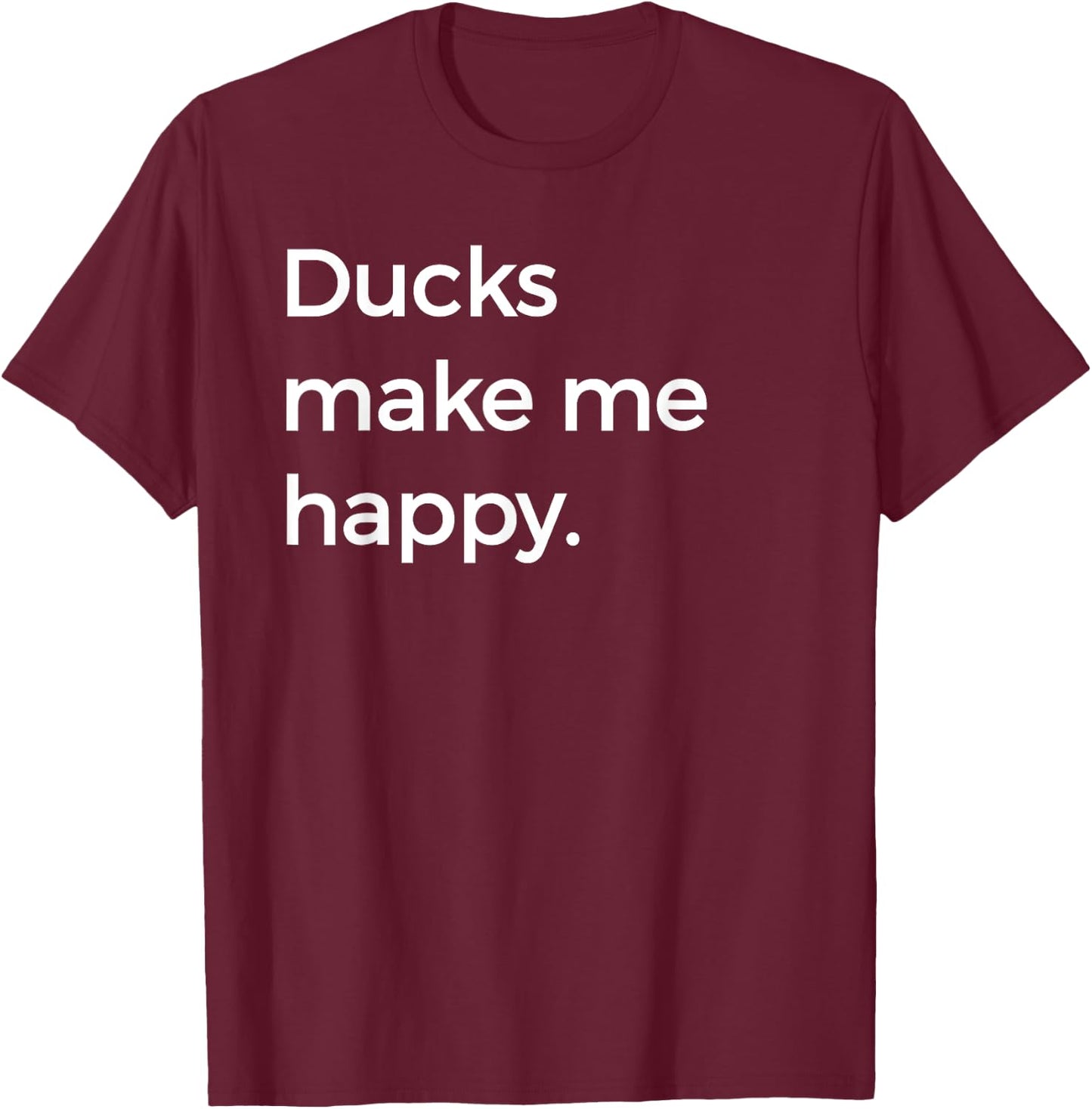 Duck Love I Love Pet Ducks Duck Farmer T-Shirt - T-Shirt | Maroon