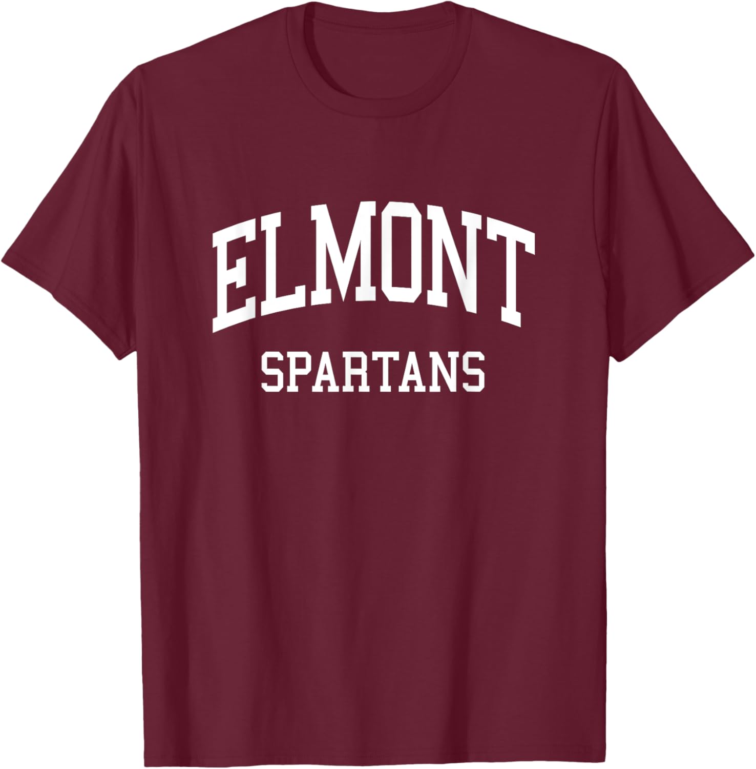 Elmont Memorial High School HS Elmont NY Retro Sports T-Shirt - T-Shirt | Maroon