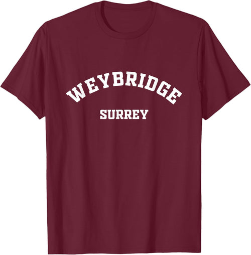 Weybridge Gifts Surrey England Vintage Souvenirs Apparel