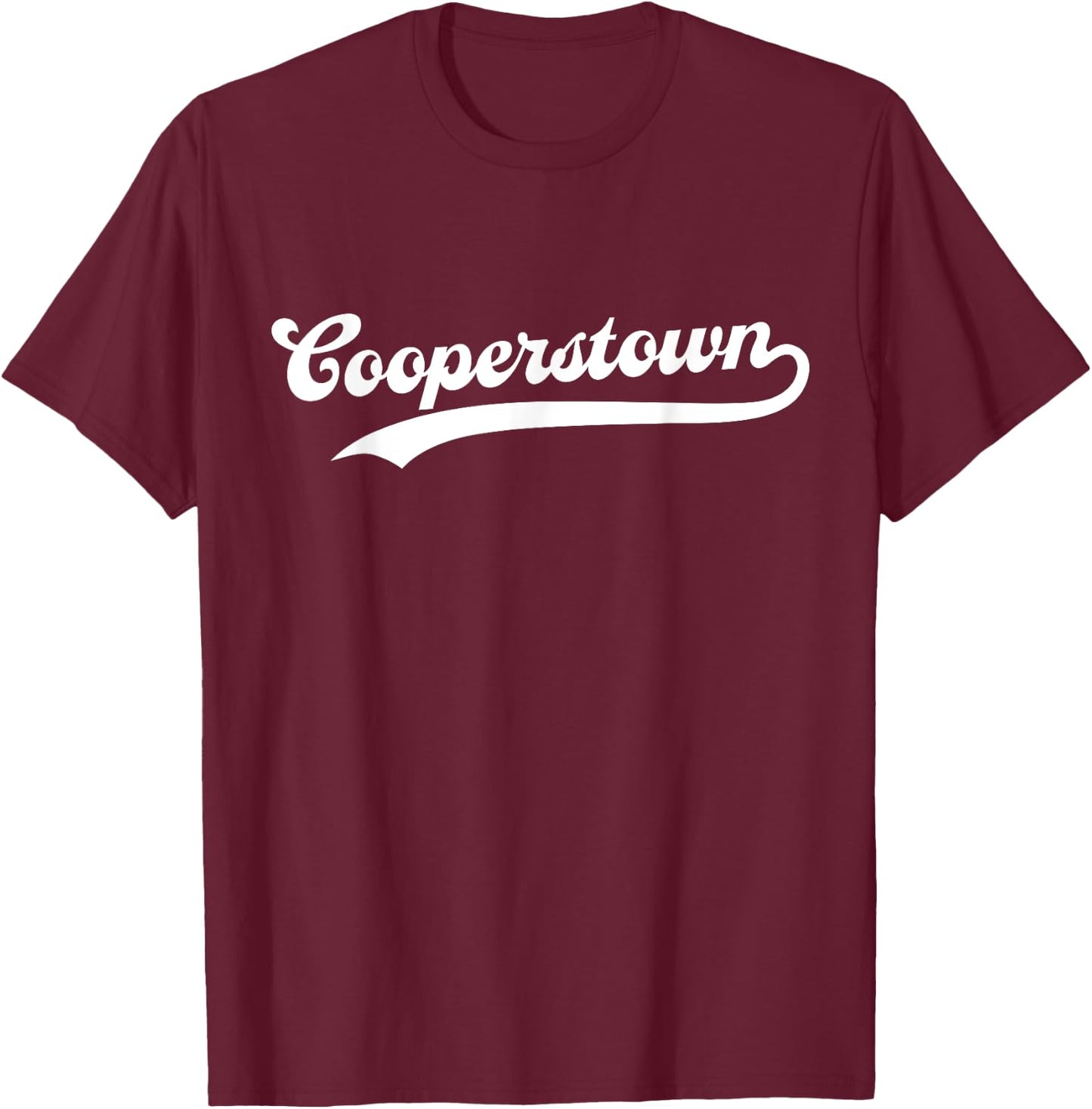 Cooperstown New York Vacation T-Shirt - T-Shirt | Maroon