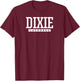Dixie High School Lacrosse T-Shirt - T-Shirt | Maroon