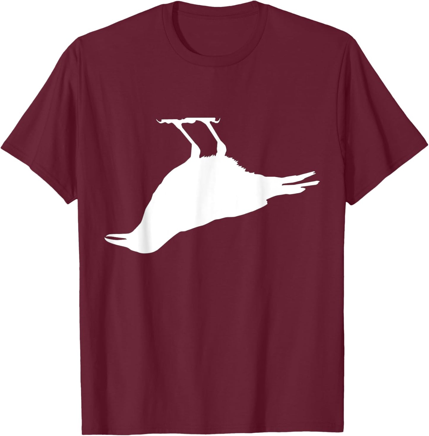 Flip the Bird T-Shirt - T-Shirt | Maroon