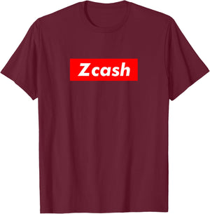 Zcash Shirt - Cryptocurrency Shirt - Red T-Shirt - T-Shirt | Maroon