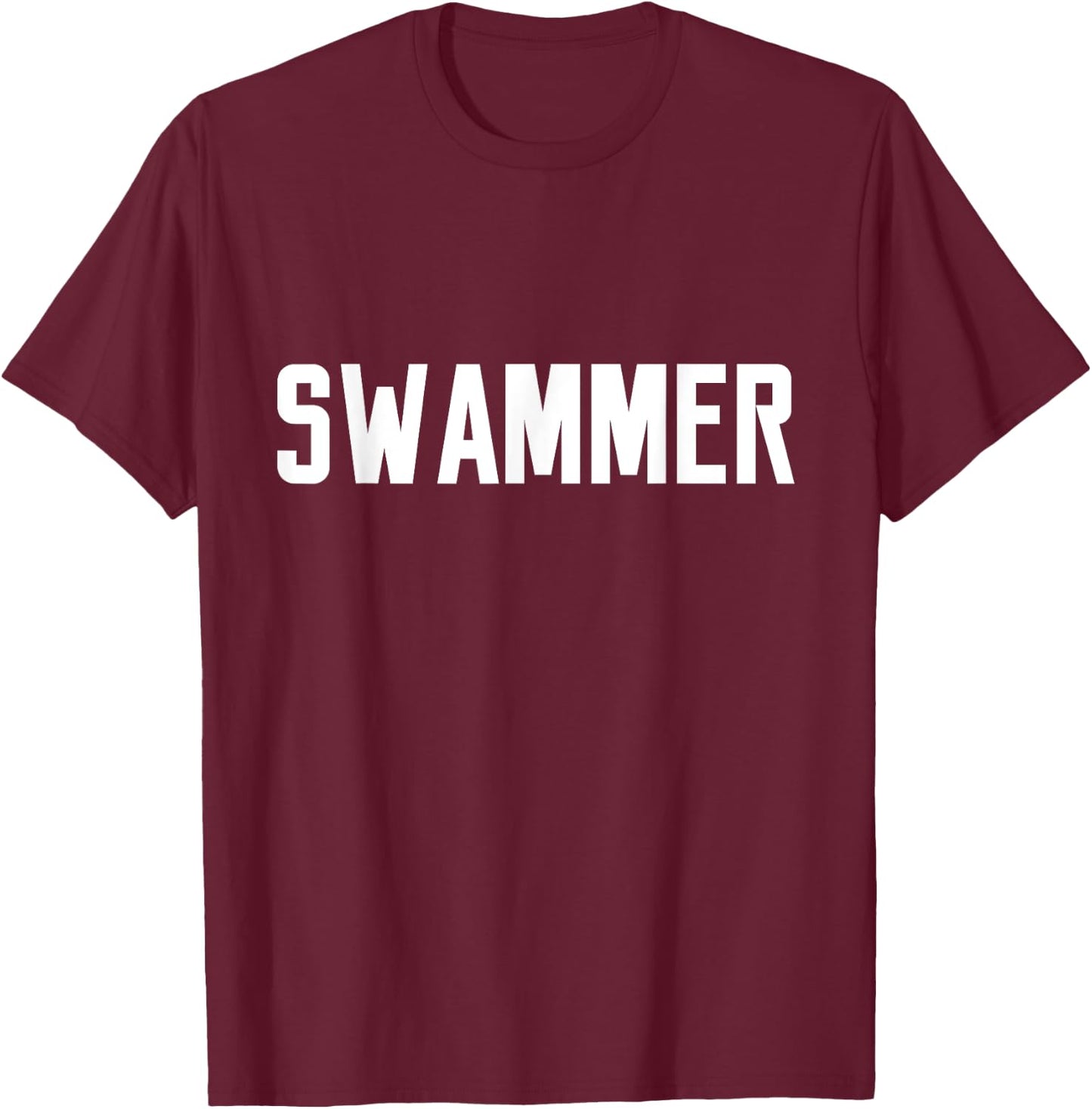 Funny Swammer Swim Swimmer Team Retired Swam T-Shirt - T-Shirt | Maroon