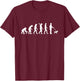 Border Terrier evolution T-Shirt - T-Shirt | Maroon