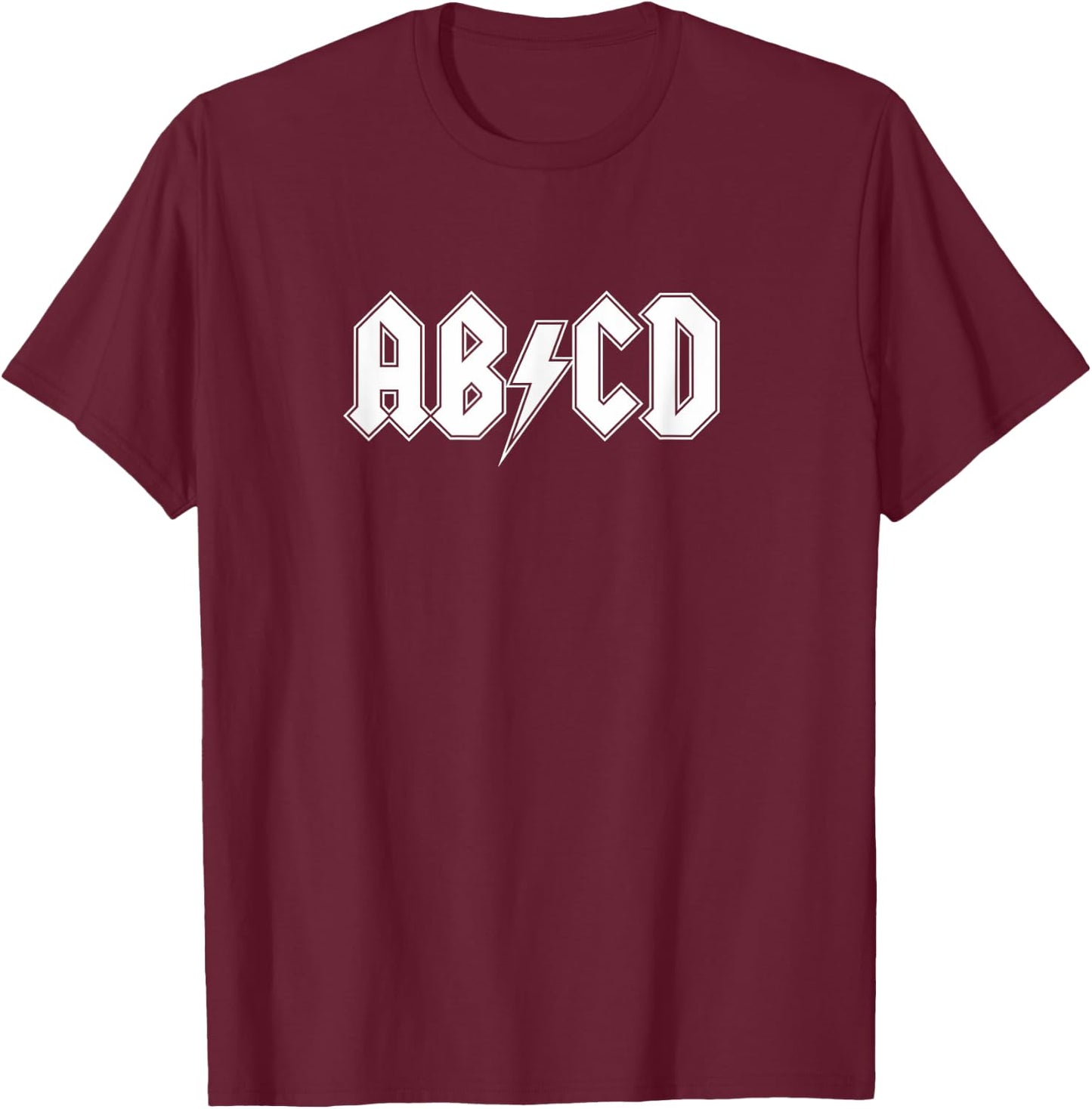 ABCD ADCD Parody T Shirt T-Shirt - T-Shirt | Maroon