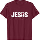 Jesus Christian Skateboard Cool Skater Design T-Shirt - T-Shirt | Maroon