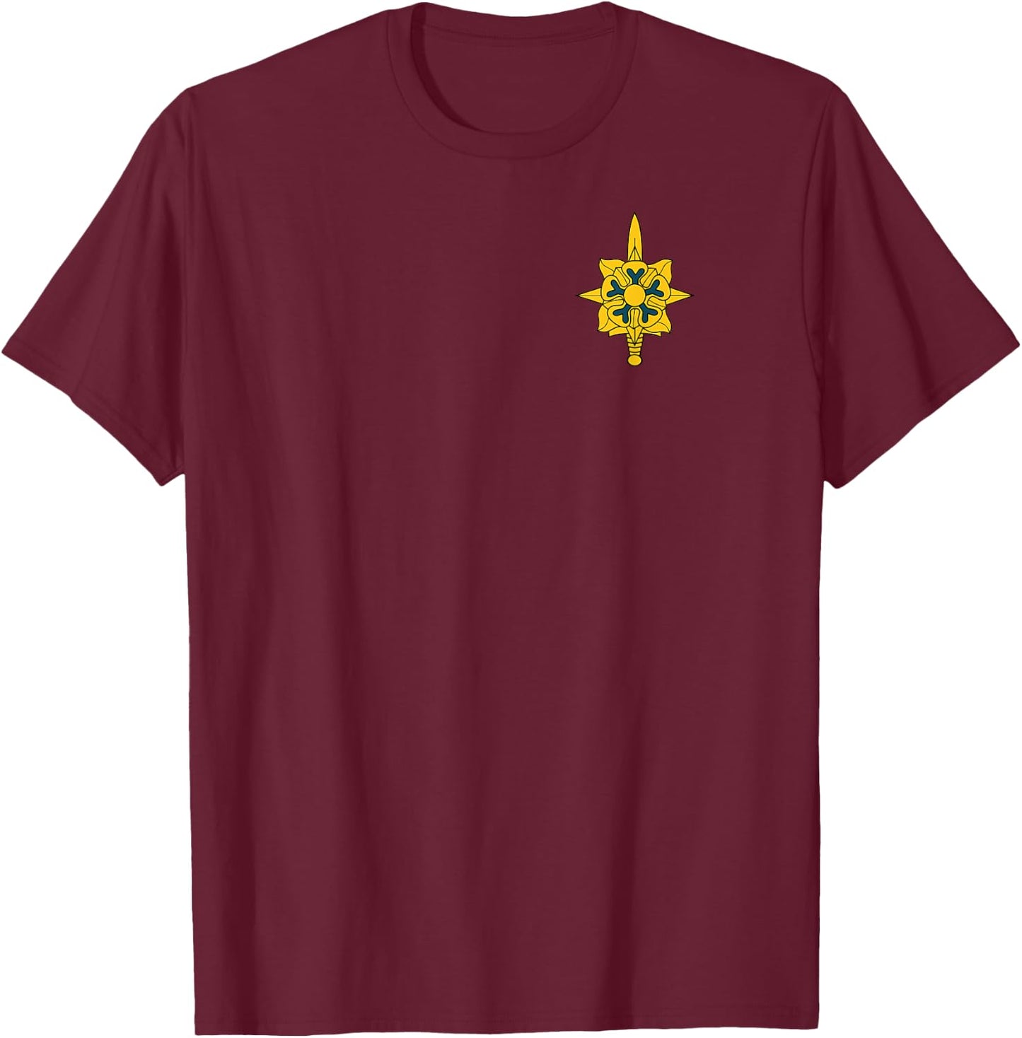 US Army Branch - Military Intelligence Corps - MI T-Shirt - T-Shirt | Maroon