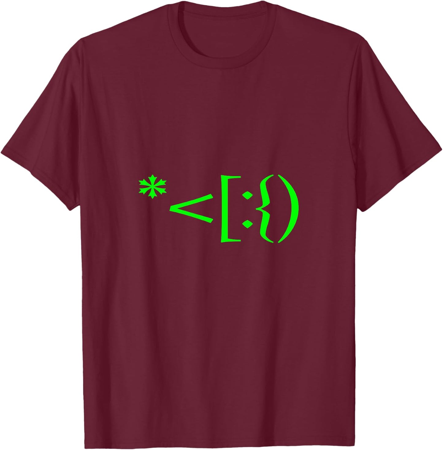 Funny Santa Claus Computer Geek Techie Nerd Christmas Joke T-Shirt - T-Shirt | Maroon