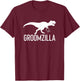 Groomzilla Funny Groom Wedding Gift Husband T-Shirt - T-Shirt | Maroon