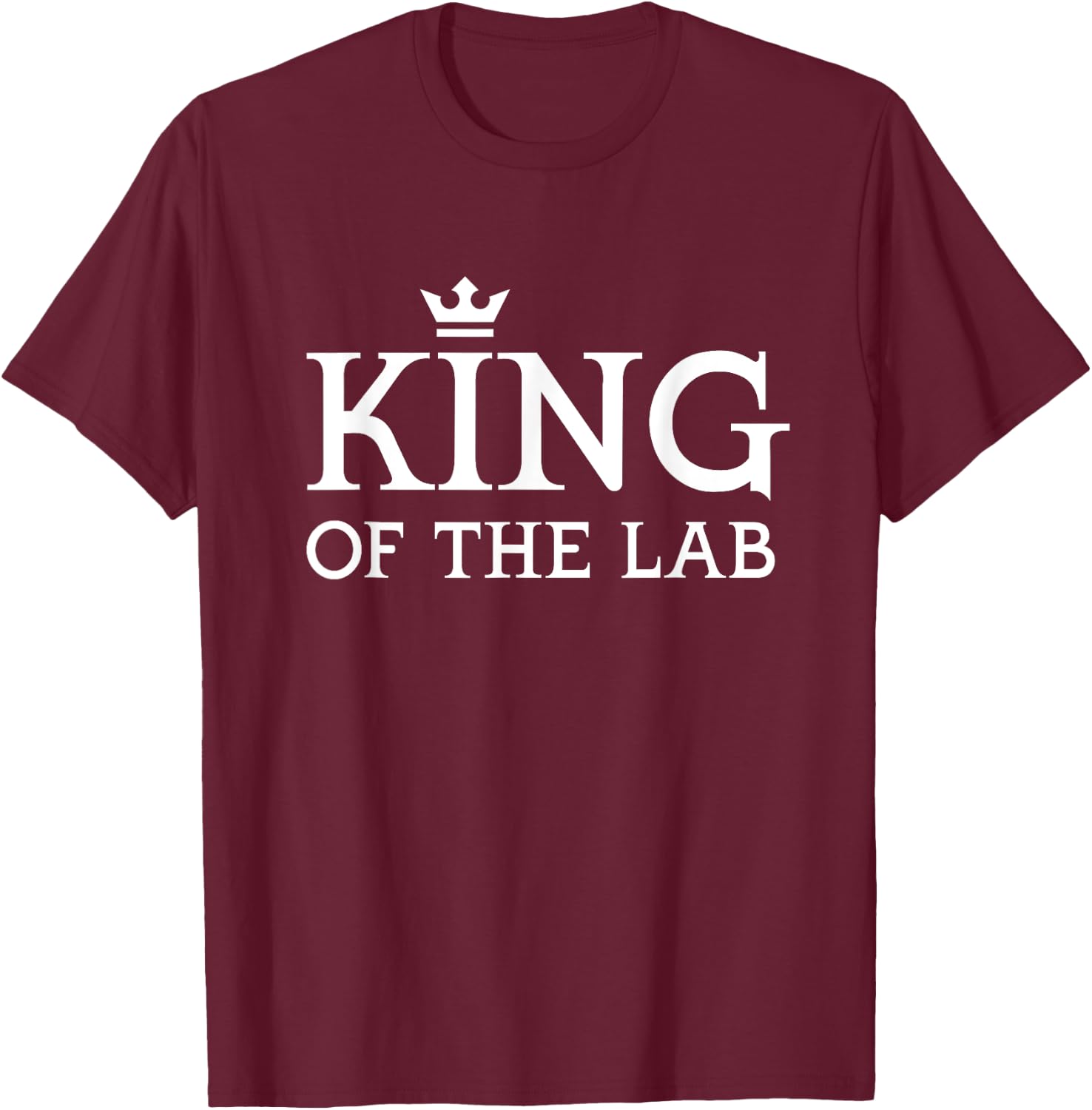 King of the Lab T Shirt T-Shirt - T-Shirt | Maroon