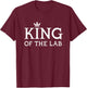 King of the Lab T Shirt T-Shirt - T-Shirt | Maroon