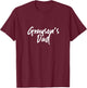 Grayson's Dad - Dad T-Shirt - T-Shirt | Maroon