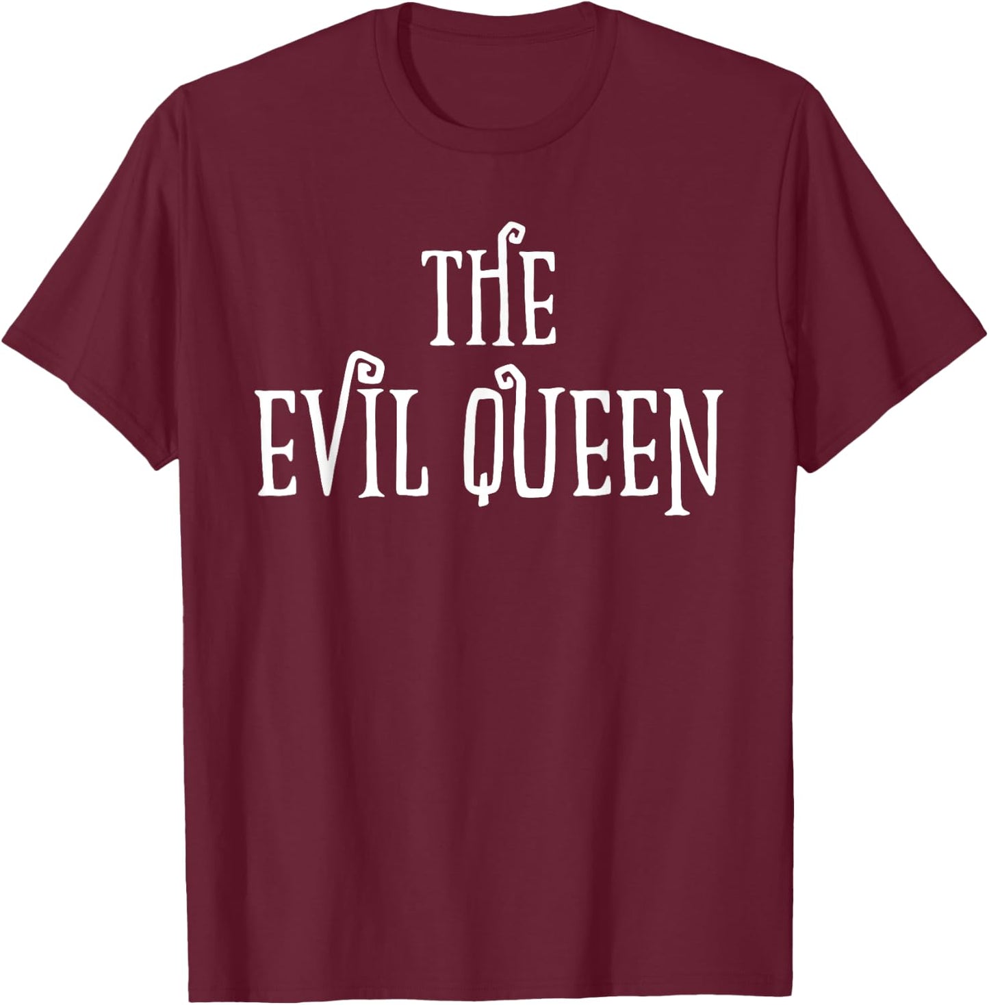 Evil Queen for Mother Matching Family Halloween Costume T-Shirt - T-Shirt | Maroon