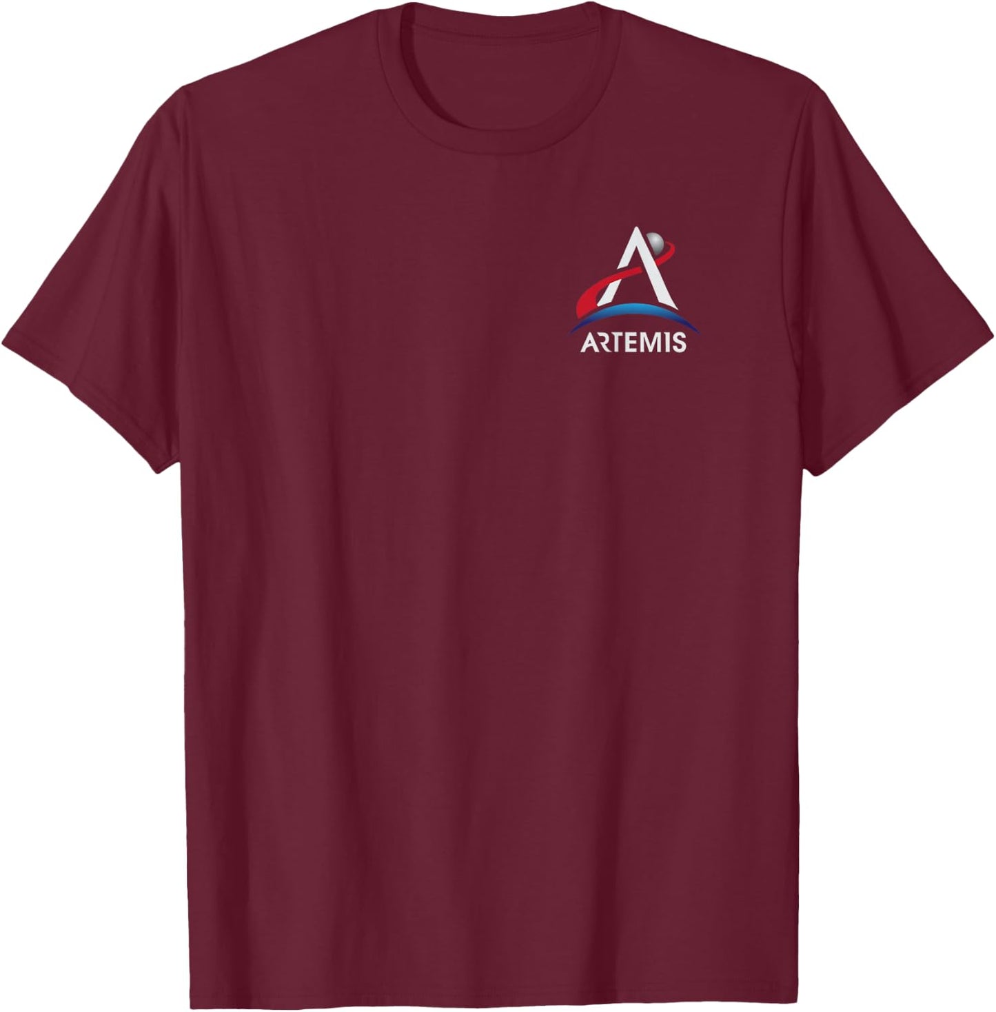 NASA Artemis Program Logo Official SD We Are Going Moon 2024 T-Shirt - T-Shirt | Maroon