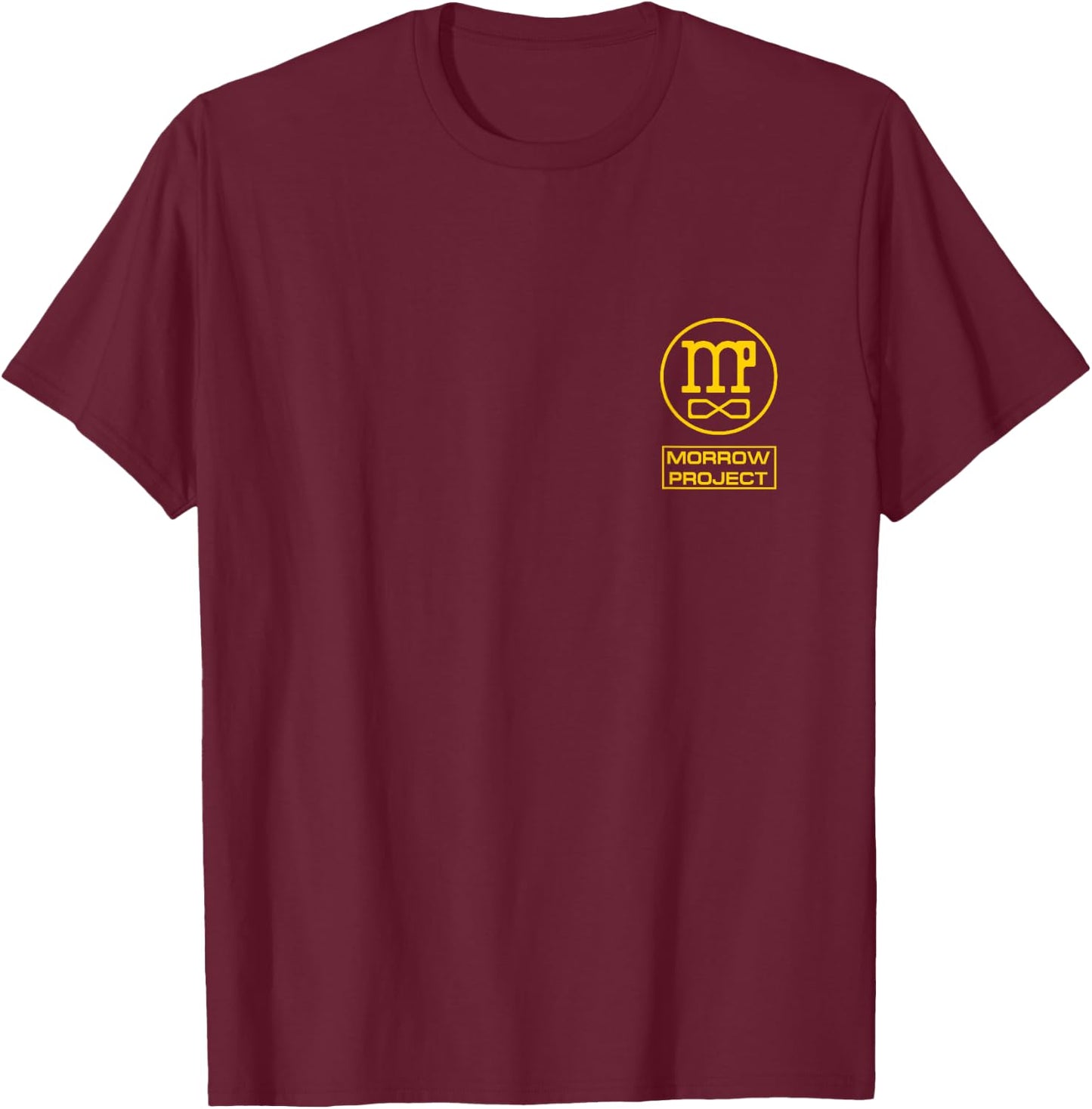 Morrow Project Shirt Gold T-Shirt - T-Shirt | Maroon