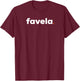 Favela Brasil Rio de Janeiro Brazilian Brazil Gift T-Shirt - T-Shirt | Maroon