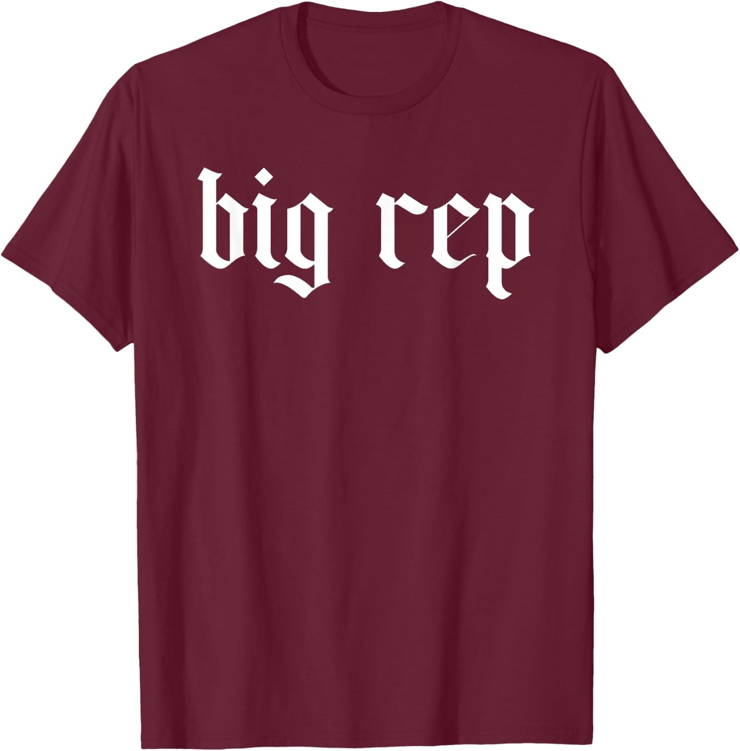 Big Rep Expression T-Shirt - T-Shirt | Maroon