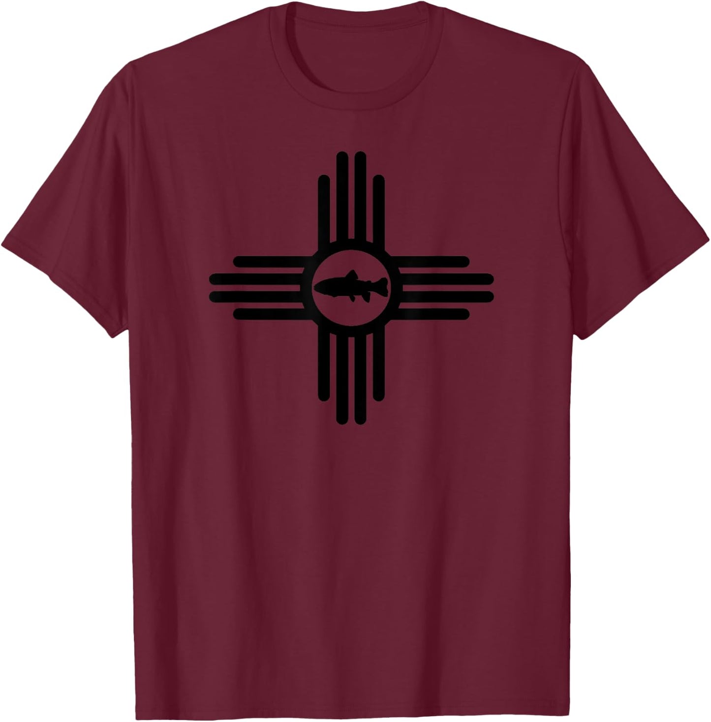 New Mexico Rio Grande Cutthroat Trout Fishing Angler Gear T-Shirt - T-Shirt | Maroon