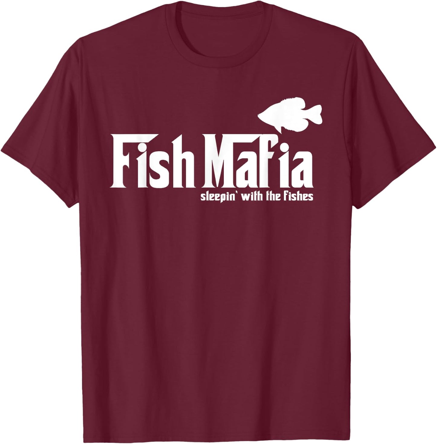 Fish Mafia T-Shirt - T-Shirt | Maroon