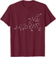 Structure of Oxytocin Chemical Molecule Chemistry T Shirts T-Shirt - T-Shirt | Maroon