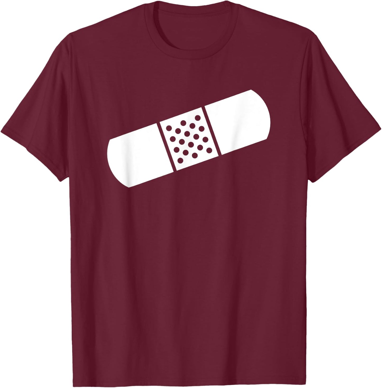 Band-aid T-Shirt - T-Shirt | Maroon