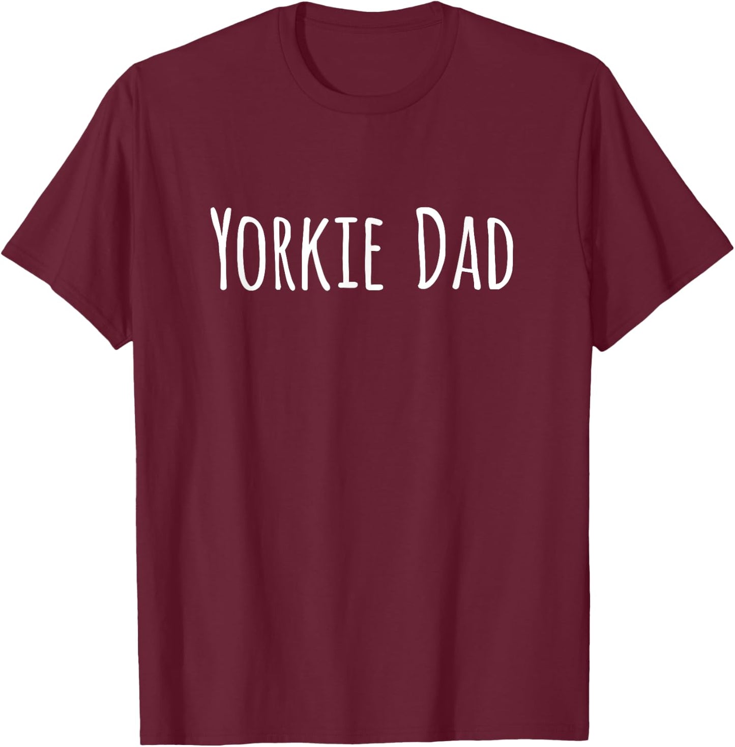 Yorkie Dad Yorkie Shirts I Love my Yorkie Dog T-Shirt - T-Shirt | Maroon